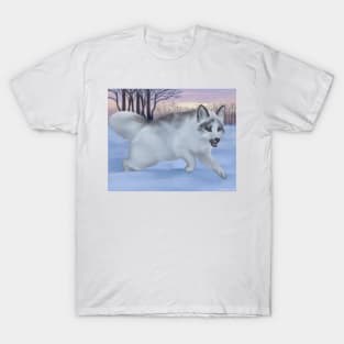 Frolicking Marble Fox T-Shirt